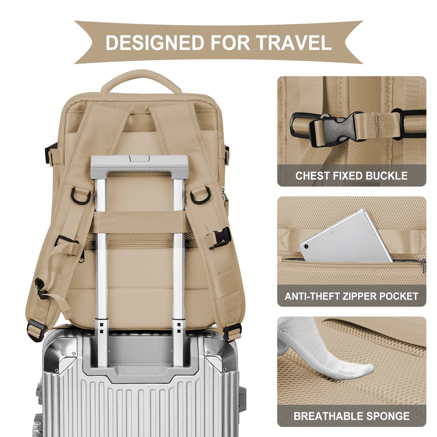 Backpack 40x30x20 Airplane, Ryanair Cabin Hand Luggage Backpack