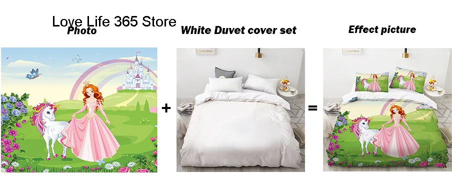 DIY - Duvet Cover With Pillowcases Customized Linen Bedroom Decor