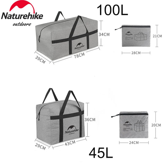 Naturehike Folding Large Capacity Storage Bags 45L 100L Carry Bag