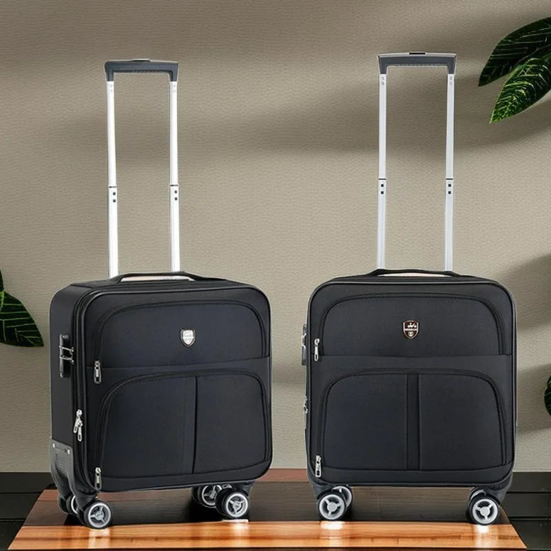 Front Opening PC Storage Travel Suitcase Water-proof Multi Functional