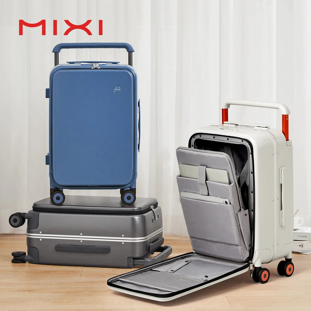 Mixi wide Handle Travel Case 20 Inch Aluminum Frame