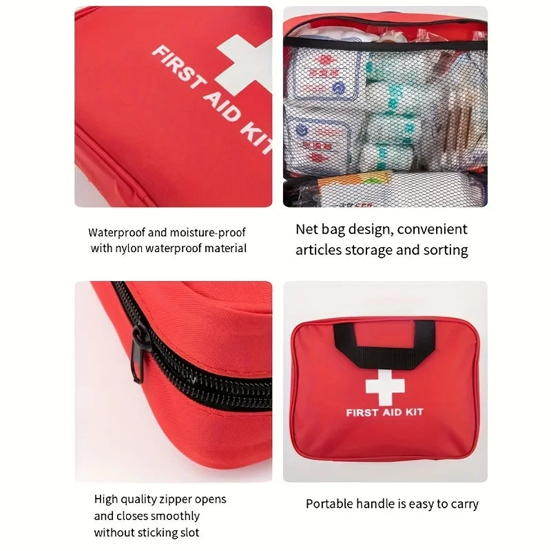 First Aid Kit, Multi-purpose Emergency Medical Portable Medical Bag,