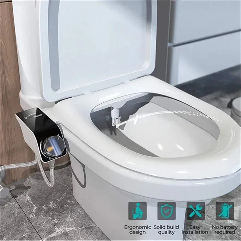 Portable Bidet For Women Self-Cleaning Toilet Attachment With Non-Electric Spray Washer